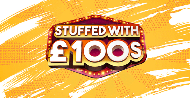 Scratchcard Stuffed with 100s